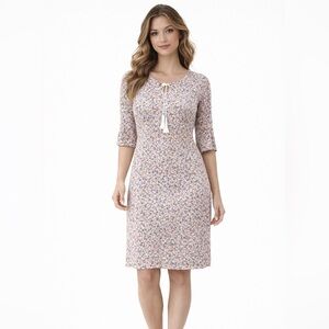 NWT Manydress Floral Print Dress with Tassel Tie